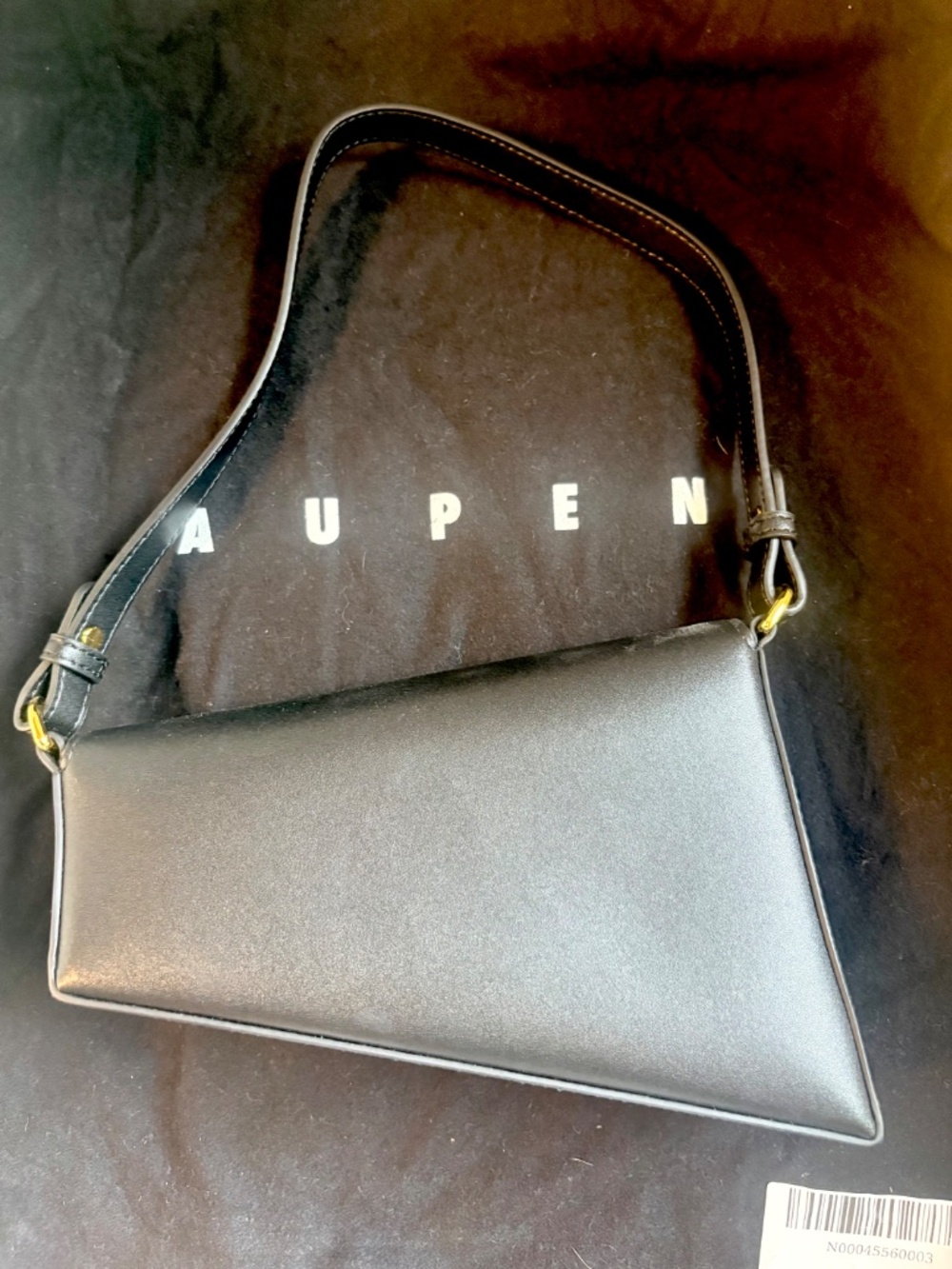 Aupen asymmetrical faux leather handbag - Picture 2 of 5